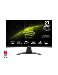 MSI MAG 27CQ6F Monitor 27" QHD 2K VA 180Hz 0.5ms HDR FreeSync Curvo