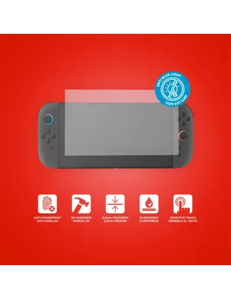FR-TEC Protector de pantalla hidrogel Anti Luz Azul para Switch