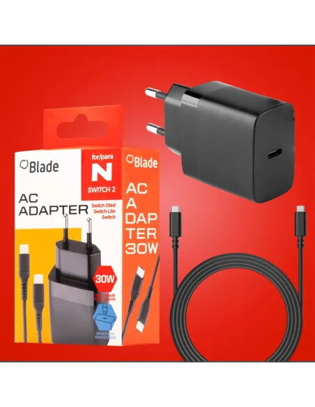 FR-TEC Adaptador de Corriente para Switch 2