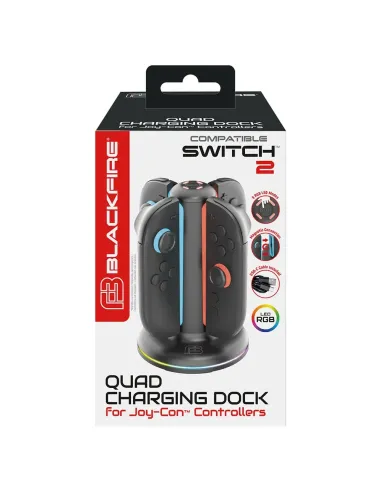 Comprar Blackfire Soporte de Carga para 4 JOY-CON de Switch 2