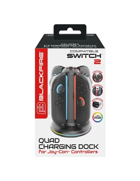 Comprar Blackfire Soporte de Carga para 4 JOY-CON de Switch 2