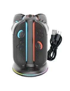 Blackfire Soporte de Carga para 4 JOY-CON de Switch 2