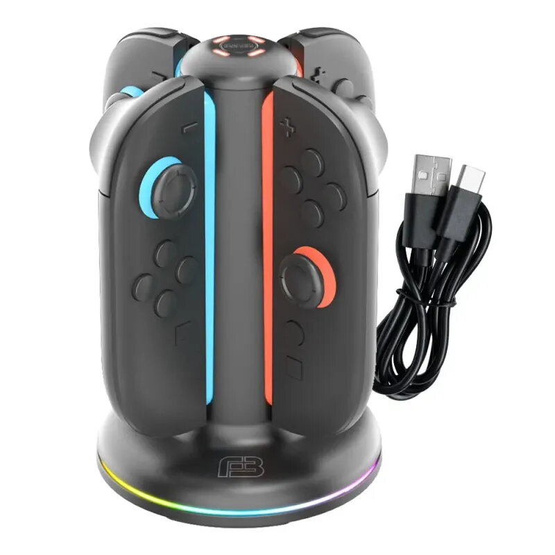 Blackfire Soporte de Carga para 4 JOY-CON de Switch 2