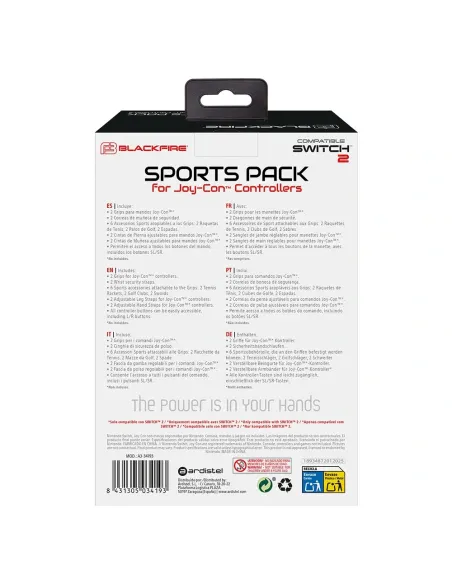 Comprar Blackfire Pack Deporte 14 en 1 para JOY-CON de Switch 2