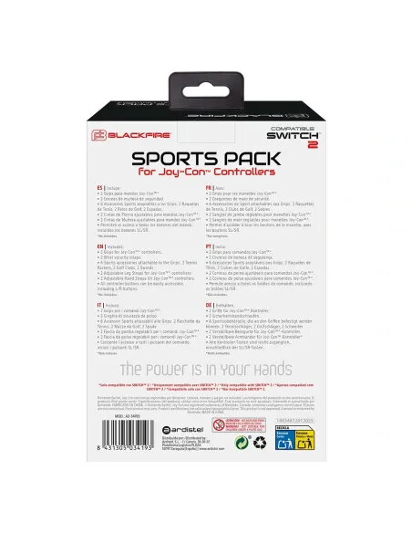Blackfire Pack Deporte 14 en 1 para JOY-CON de Switch 2