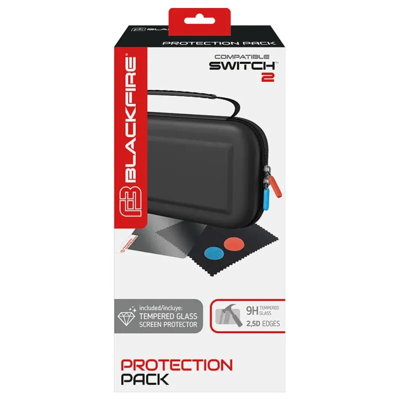 Blackfire Pack de Protección 5 en 1 Funda + Accesorios para Switch 2