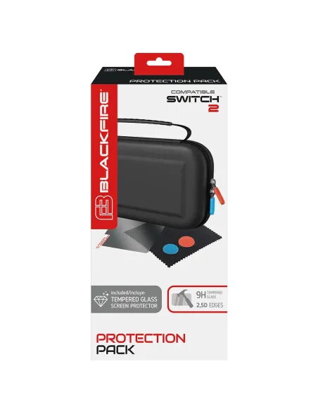 Blackfire Pack de Protección 5 en 1 Funda + Accesorios para Switch 2