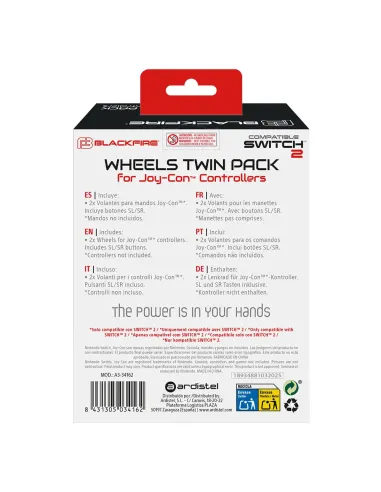 Comprar Blackfire Pack 2 Volantes Racing para JOY-CON de Switch 2