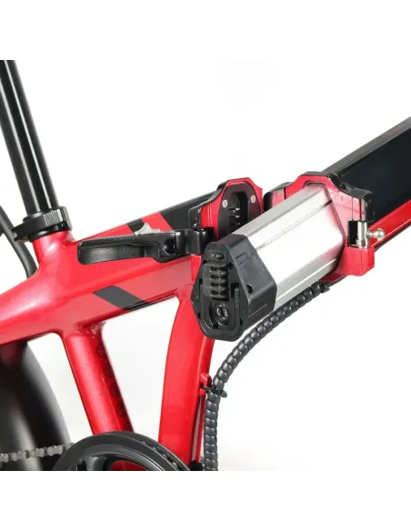 Bicicleta Electrica E-Bike FAT Youin DALLAS RED