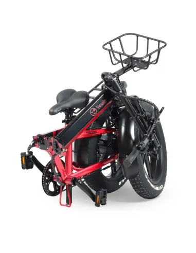 Bicicleta Electrica E-Bike FAT Youin DALLAS RED