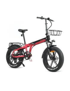 Bicicleta Electrica E-Bike FAT Youin DALLAS RED