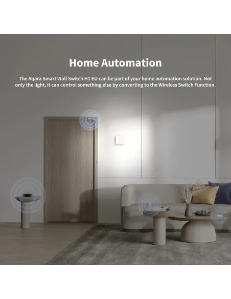 AQARA SMART WALL SINGLE SWITCH H1 (WITH NEUTRAL)