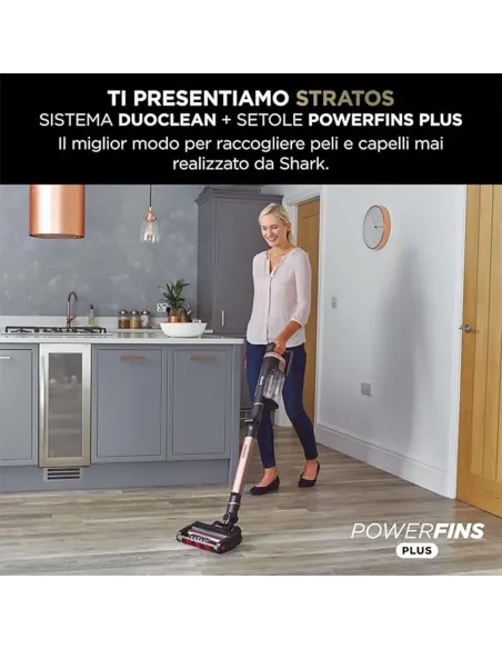 Buy Shark Stratos Cordless Vacuum Cleaner pink gold/dark gray