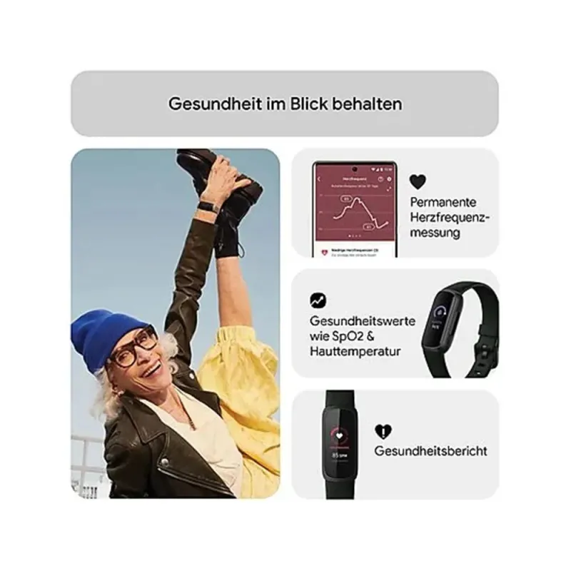 Google Fitbit Inspire 3 Schwarz