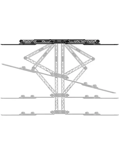 Comprar Soporte TV Pared 600x400 Fullmotion 2 Brazos Extra Slim 37-90N