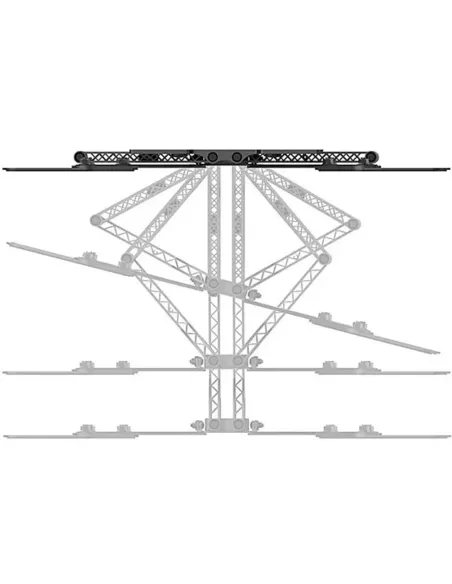 Comprar Soporte TV Pared 600x400 Fullmotion 2 Brazos Extra Slim 37-90N