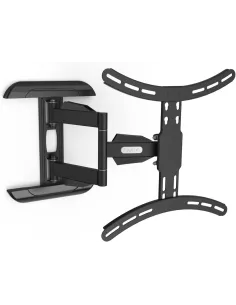 Soporte TV Pared 400x400 Fullmotion 2 Brazos Extra Slim 32´´-65´´ Negro