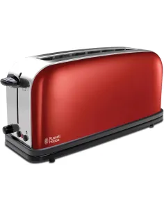 Comprar Tostadora Russell Hobbs Colours Plus Rojo ranura larga