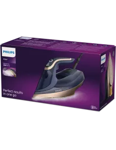 Philips Azur Serie 8000 Azul Oscuro | Plancha vapor 3000 W