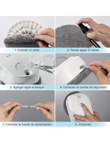 Buy HUTT DDC56 Ultrasonic spraying window cleaning robot