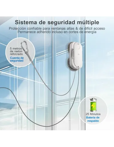 HUTT DDC56 Robot limpiacristales pulverización ultrasónica - TiendaCPU
