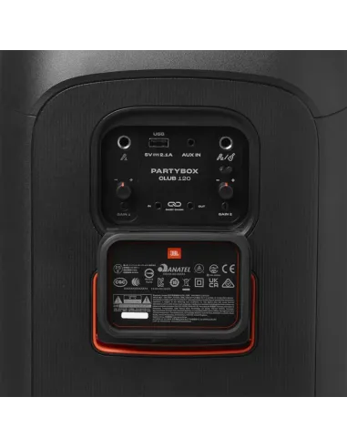 JBL PartyBox Club 120 Black | Pro Sound & LED Lights IPX4