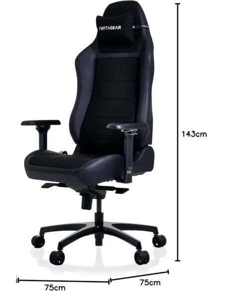 VERTAGEAR PL6800 X-LARGE HYGENNX CARBON BLACK