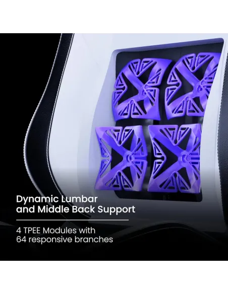 VERTAGEAR PL6800 HYGENNX Black/White | Ergonomic XL gamer chair