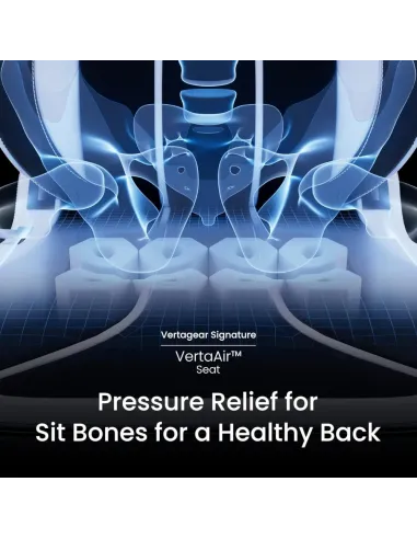 VERTAGEAR PL6800 HYGENNX Black/White | Silla gamer XL ergonómica