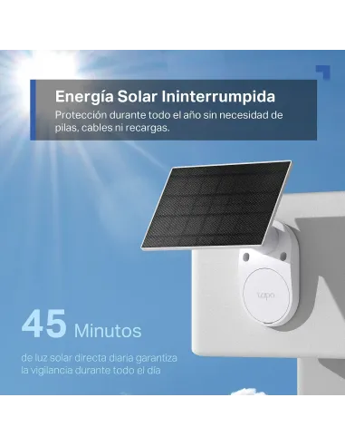 Tapo C460 Kit Solar Cámara de Vigilancia 2K con IA y visión nocturna