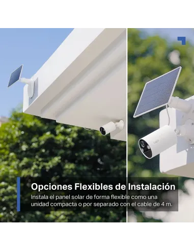 Tapo C460 Kit Solar Cámara de Vigilancia 2K con IA y visión nocturna