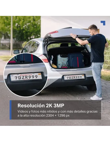 Tapo C460 Kit Solar Cámara de Vigilancia 2K con IA y visión nocturna