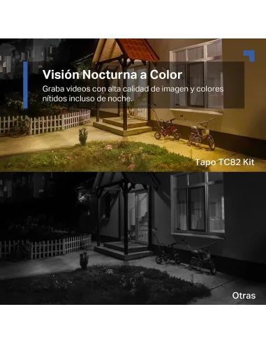 Tapo C460 Kit Solar Cámara de Vigilancia 2K con IA y visión nocturna