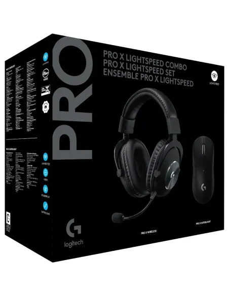 Logitech pack Auriculares Inalámbricos  G Pro X + Ratón Inalámbrico Pro X Superlight