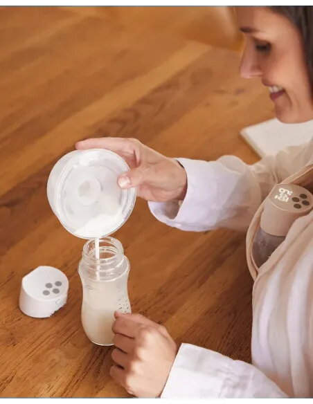 Momcozy S12 Pro tragbare Einzel-Milchpumpe Weiß