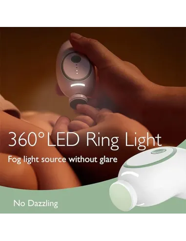 Momcozy lima eléctrica para uñas de bebé | Segura, silenciosa y recarg