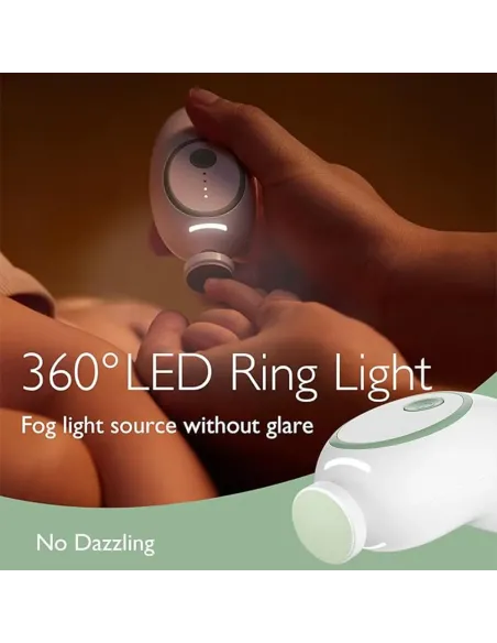 Momcozy lima eléctrica para uñas de bebé | Segura, silenciosa y recarg