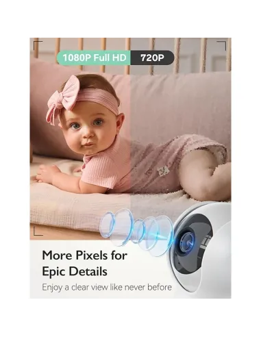 Buy Momcozy BM03 5.5" FHD Baby Monitor | No-WiFi 1640ft Range