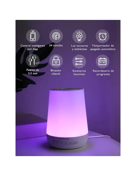 Buy Momcozy White Noise Machine with App Light | Sleep Aid