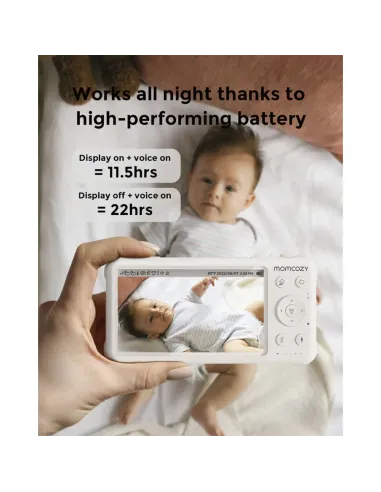 Comprar Vigilabebés Momcozy BM01 5" HD | Cámara 1080p 360°