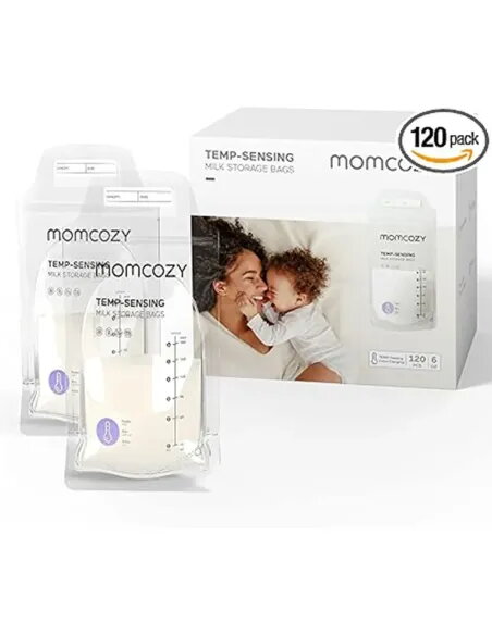 Momcozy Muttermilch-Aufbewahrungsbeutel 120 Stück