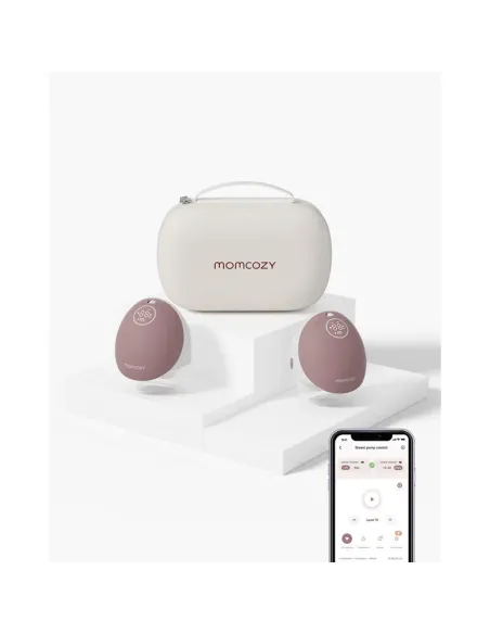 Buy Momcozy M9 Single Breast Pump Red | App Control -300mmHg
