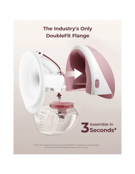 Buy Momcozy M9 Single Breast Pump Red | App Control -300mmHg