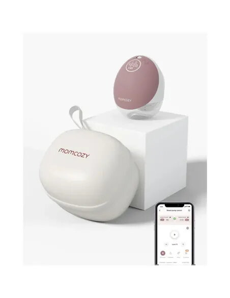 Momcozy M9 freihändige Einzel-Milchpumpe Mobile Flow Rot Cozy