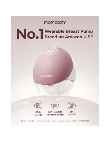 Momcozy M9 sacaleches individual manos libres individual mobile Flow Rojo Cozy