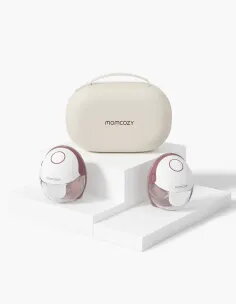 Momcozy M6 freihändige Doppel-Milchpumpe Mobile Style Rot Cozy