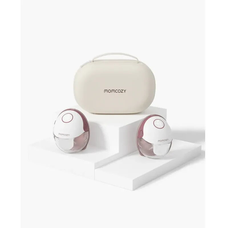 Momcozy M6 freihändige Doppel-Milchpumpe Mobile Style Rot Cozy