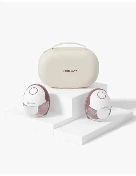 Momcozy M6 freihändige Doppel-Milchpumpe Mobile Style Rot Cozy