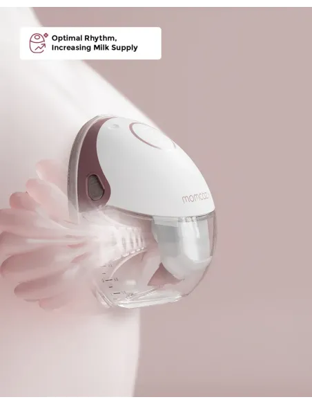 Momcozy M6 sacaleches doble manos libres | Mobile Style Rojo Cozy