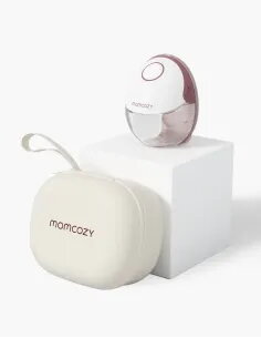 Momcozy M6 freihändige Einzel-Milchpumpe Mobile Style Rot Cozy